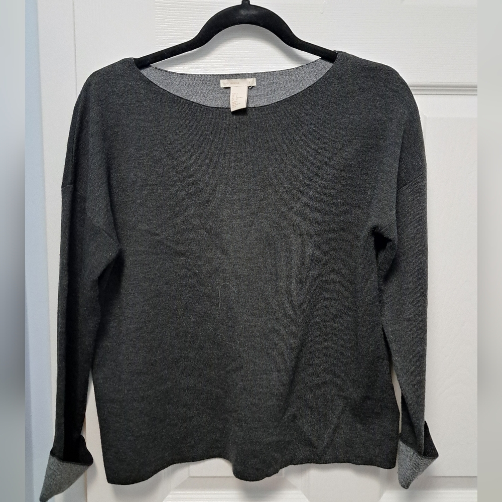 3 For $30. H&M Charcoal Knit Top